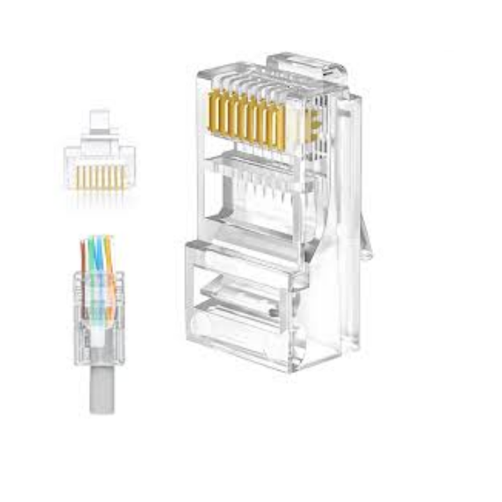 RJ45 Conector para red Internet -Latacunga