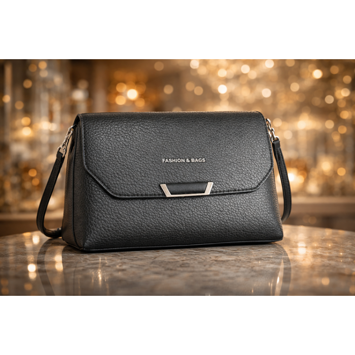 Cartera de mujer elegante color negro Latacunga