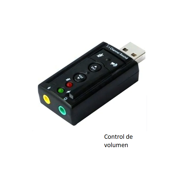 Tarjeta de sonido Externa usb -Latacunga