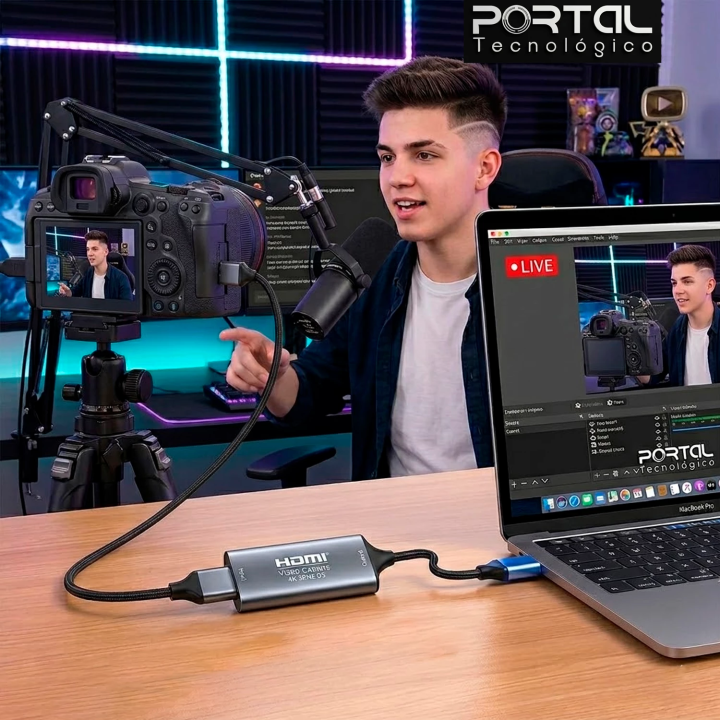 Capturadora de Video HDMI a USB 3.0 1080p