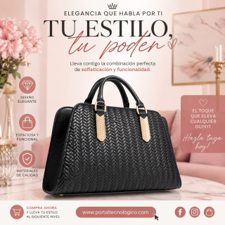 Cartera  Elegante color negro