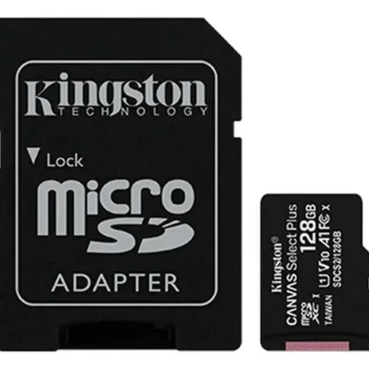 Tarjeta MicroSD 128GB Kingston Canvas Select Plus - Envío a todo Ecuador